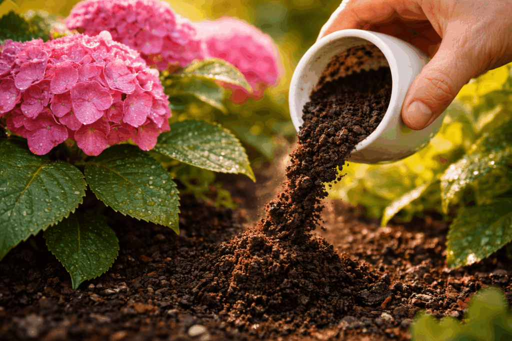Kaffeesatz nicht wegwerfen: Warum er im März der beste Bio-Dünger für Rosen und Hortensien ist