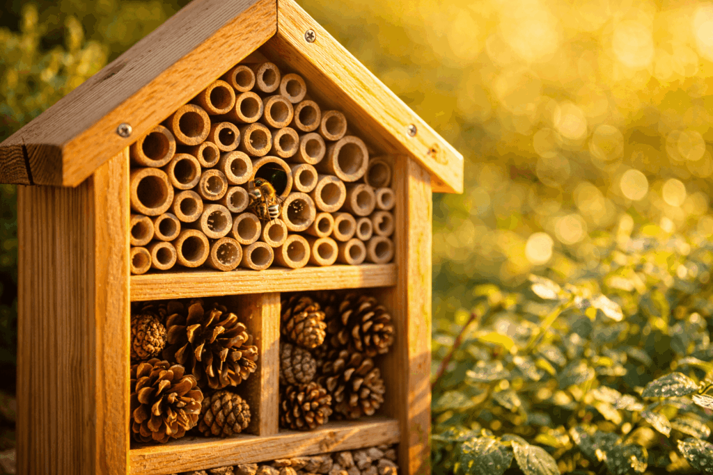 Bienen-Retter gesucht: Warum ein Insektenhotel in Ihrem Garten für eine reiche Ernte sorgt