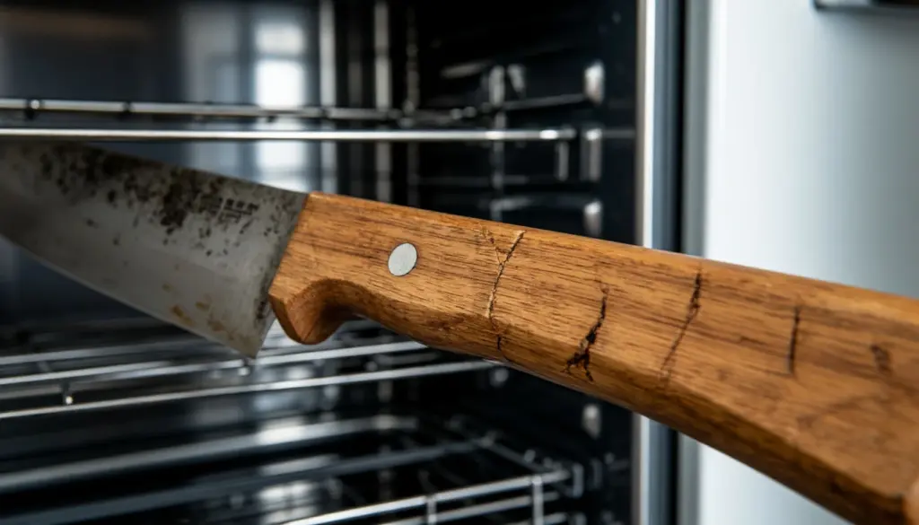 Warum Küchenmesser mit Holzgriff nie in die Spülmaschine gehören – die Chemie dahinter