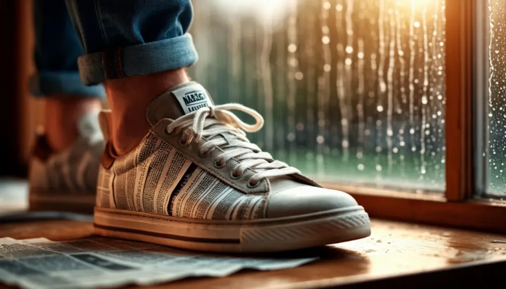 Zeitungspapier in nassen Schuhen – der Trick, den Schuster schon immer kannten