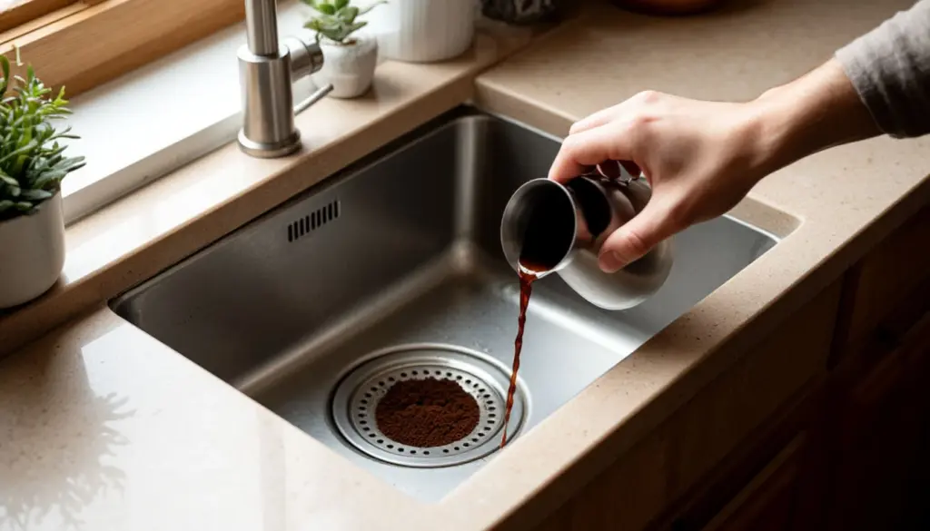 Kaffeesatz im Abfluss: Der unerwartete Trick, der Gerüche in der Küche dauerhaft beseitigt