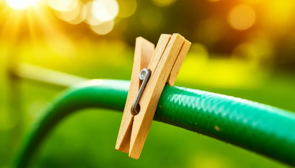 Wäscheklammern am Gartenschlauch – warum das dein größtes Bewässerungsproblem löst